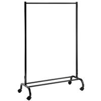 KLEIDERWAGEN in Schwarz 97/146/44 cm   - Schwarz, Basics, Kunststoff/Metall (97/146/44cm)