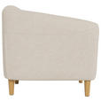 CHESTERFIELD-SESSEL Flachgewebe Beige  - Eichefarben/Beige, Trend, Holz/Textil (97/79/84cm) - Ambia Home