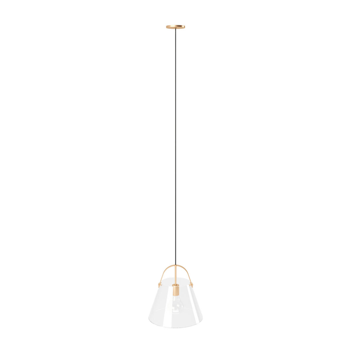 HÄNGELEUCHTE PLAYBOY 22/25/22 cm   - Goldfarben, Basics, Glas/Metall (22/25/22cm) - Playboy