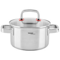 LONEC  nerjaveče jeklo   - barve nerjavečega jekla/prozorno, Design, kovina/steklo (20/11,5cm) - Homeware Profession.