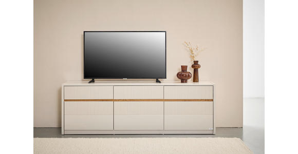 LOWBOARD  in 173/57/40 cm  - Kaschmir/Eichefarben, Trend, Holzwerkstoff (173/57/40cm) - Xora