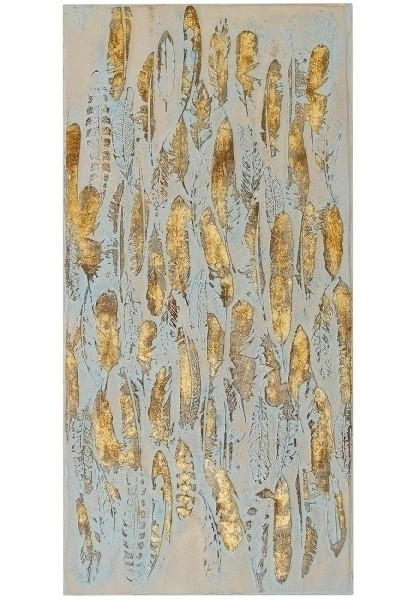 ÖLGEMÄLDE Abstraktes  - Multicolor, Basics, Holzwerkstoff (100/50cm)