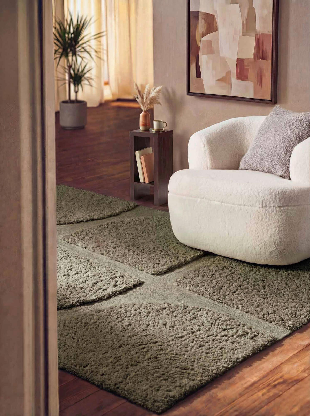 HOCHFLORTEPPICH 80/150 cm Lambeth Dunkelgrün rechteckig  - Dunkelgrün, Basics, Textil (80/150cm) - Ted Baker