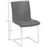 SCHWINGSTUHL in Leder, Metall Chromfarben, Schwarz - Chromfarben/Schwarz, Design, Leder/Metall (46/91/55cm) - Bacher SCHWINGSTUHL in Leder, Metall Chromfarben, Schwarz - Chromfarben/Schwarz, Design, Leder/Metall (46/91/55cm) - Bacher