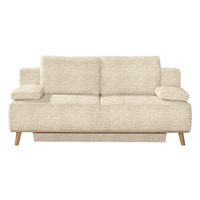 BOXSPRINGSOFA Beige  - Beige, Design, Holz/Textil (203/97/107cm) - Dieter Knoll