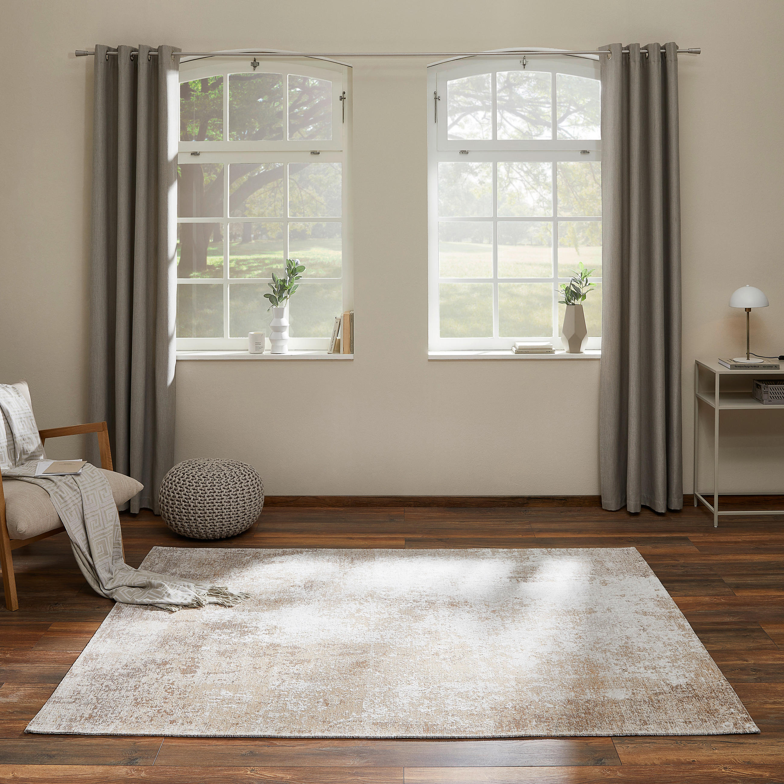 VINTAGE-TEPPICH 80/150 cm Beige  - Beige, Design, Textil (80/150cm) - Novel