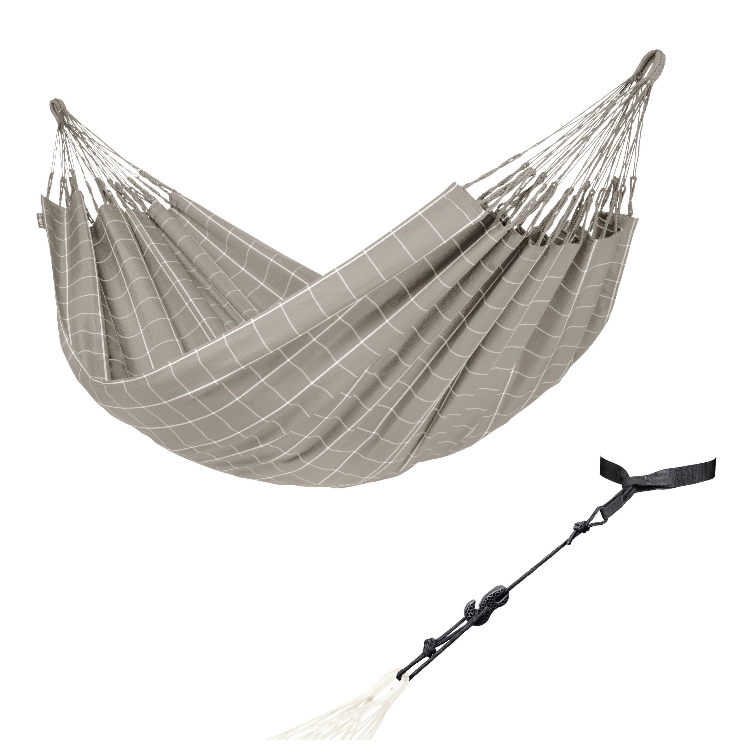 HÄNGEMATTE double outdoor  - Sandfarben, KONVENTIONELL, Textil (160/350cm) - La Siesta