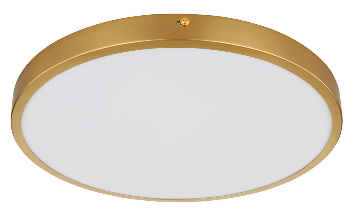 LED SVJETILJKA STROPNA Tibey  - boje mjeda/opalna, Konvencionalno, metal/plastika (35/3cm)