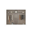 DREHTÜRENSCHRANK in Weiß - Weiß, Design, Holzwerkstoff/Kunststoff (251/197/60cm) - Novel