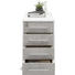 ANSTELLCONTAINER - Alufarben/Weiß, KONVENTIONELL, Holzwerkstoff/Kunststoff (43/75/80cm) ANSTELLCONTAINER - Alufarben/Weiß, KONVENTIONELL, Holzwerkstoff/Kunststoff (43/75/80cm)