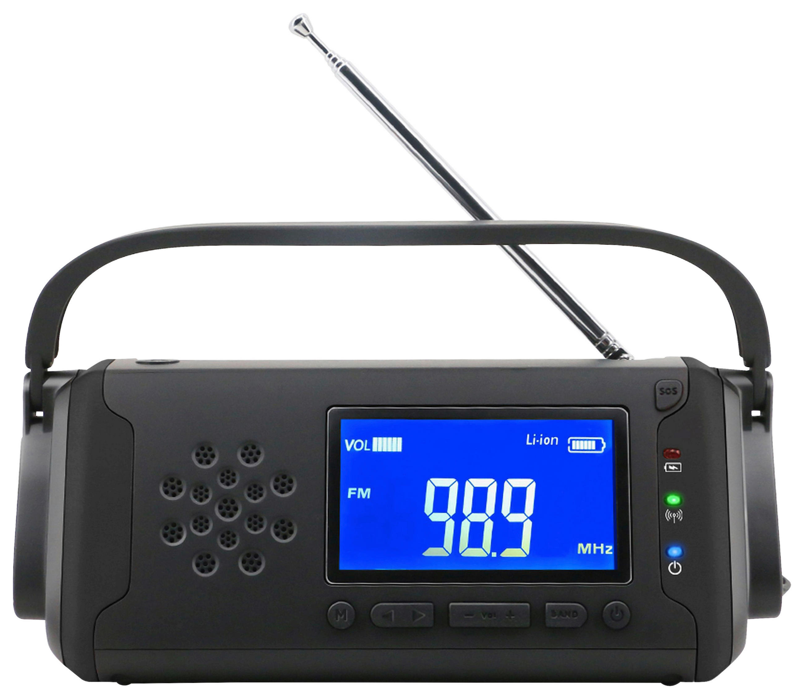 RADIO NABO EMERGENCY TWO - Schwarz, KONVENTIONELL, Kunststoff/Metall (21,2/9/8cm) - Nabo