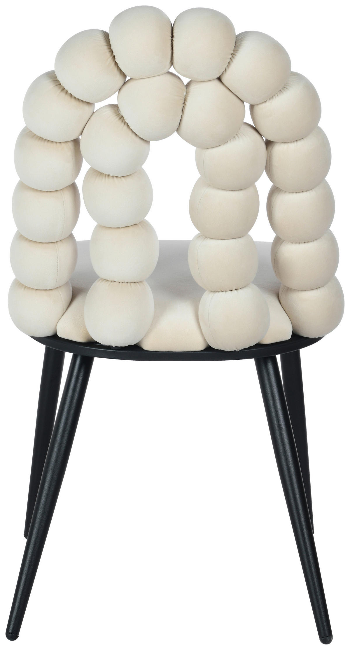 ŽIDLE, béžová - černá/béžová, Moderní, kov/dřevo (47/87/61cm) - Livetastic