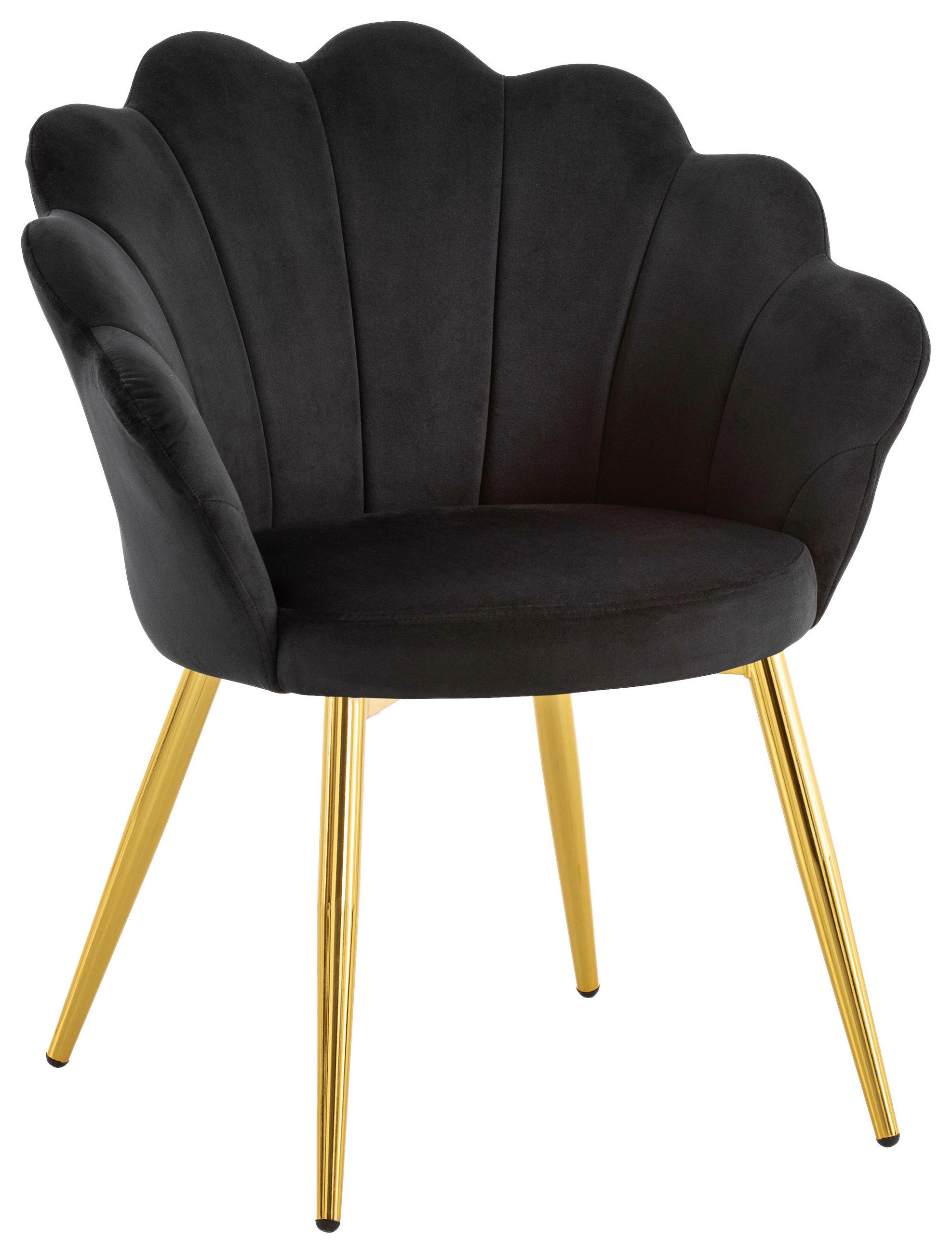 ŽIDLE, černá - černá/barvy zlata, Design, kov/textil (47,5/80/53cm) - MID.YOU