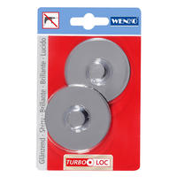 MONTAGEPLATTEN - Chromfarben, Basics, Kunststoff (6,1/1,4cm) - Wenko