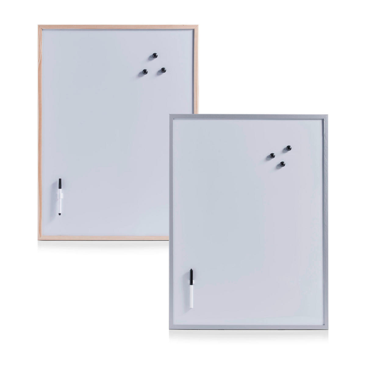 MAGNETTAFEL  - Naturfarben, Basics, Holz/Metall (59/79/1.5cm) - Zeller Present