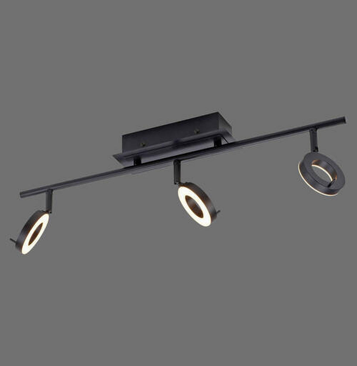 LED-BADEZIMMER-DECKENLEUCHTE - Anthrazit, Design, Kunststoff/Metall (67/18/19cm) - Paul Neuhaus