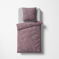 BETTWÄSCHE Black Premium Jersey Interlock-Jersey 135/200 cm  - Mauve, Design, Textil (135/200cm) - Fleuresse
