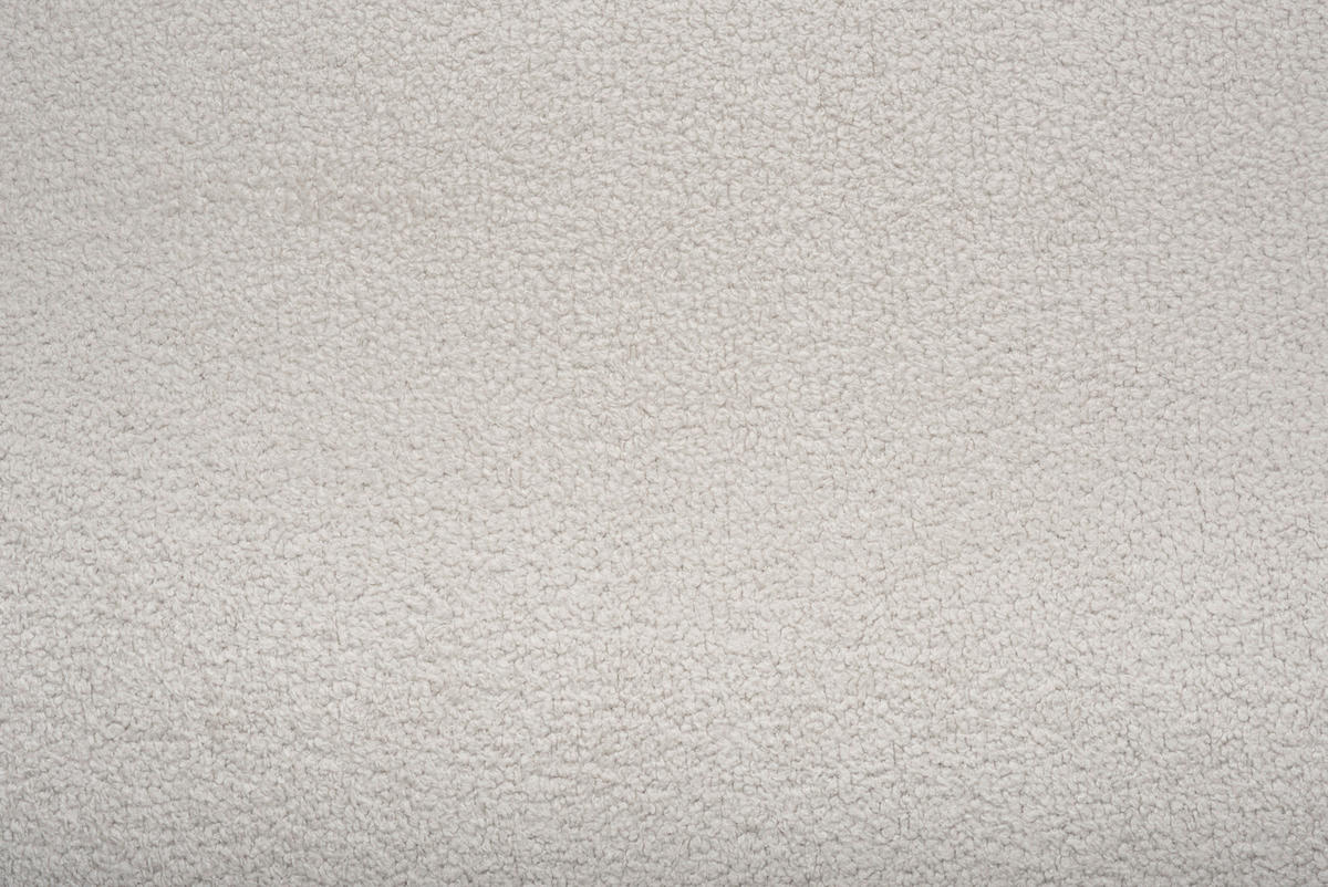 BIGSOFA Webstoff Creme  - Creme/Schwarz, KONVENTIONELL, Kunststoff/Textil (243/90,5/130cm) - Ambia Home