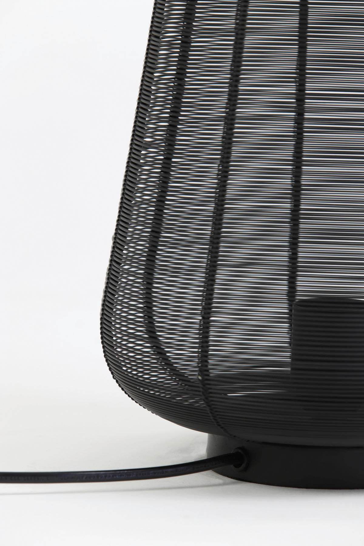 TISCHLEUCHTE Adeta 22/22/26 cm   - Schwarz, Design, Metall (22/22/26cm) - Light & Living