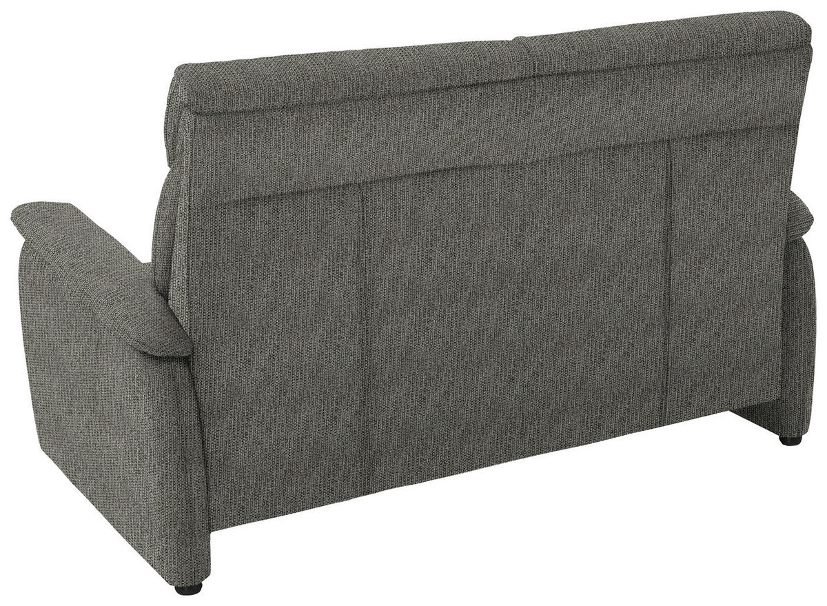 2,5-SITZER in Flachgewebe Graubraun  - Graubraun/Schwarz, KONVENTIONELL, Textil/Metall (178/107/97cm) - Pure Home Comfort