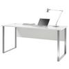 PISAĆI STOL  srebrne boje, svijetlo siva  metal, drvni materijal  - srebrne boje/svijetlo siva, Design, drvni materijal/metal (170/73/77cm) - Xora