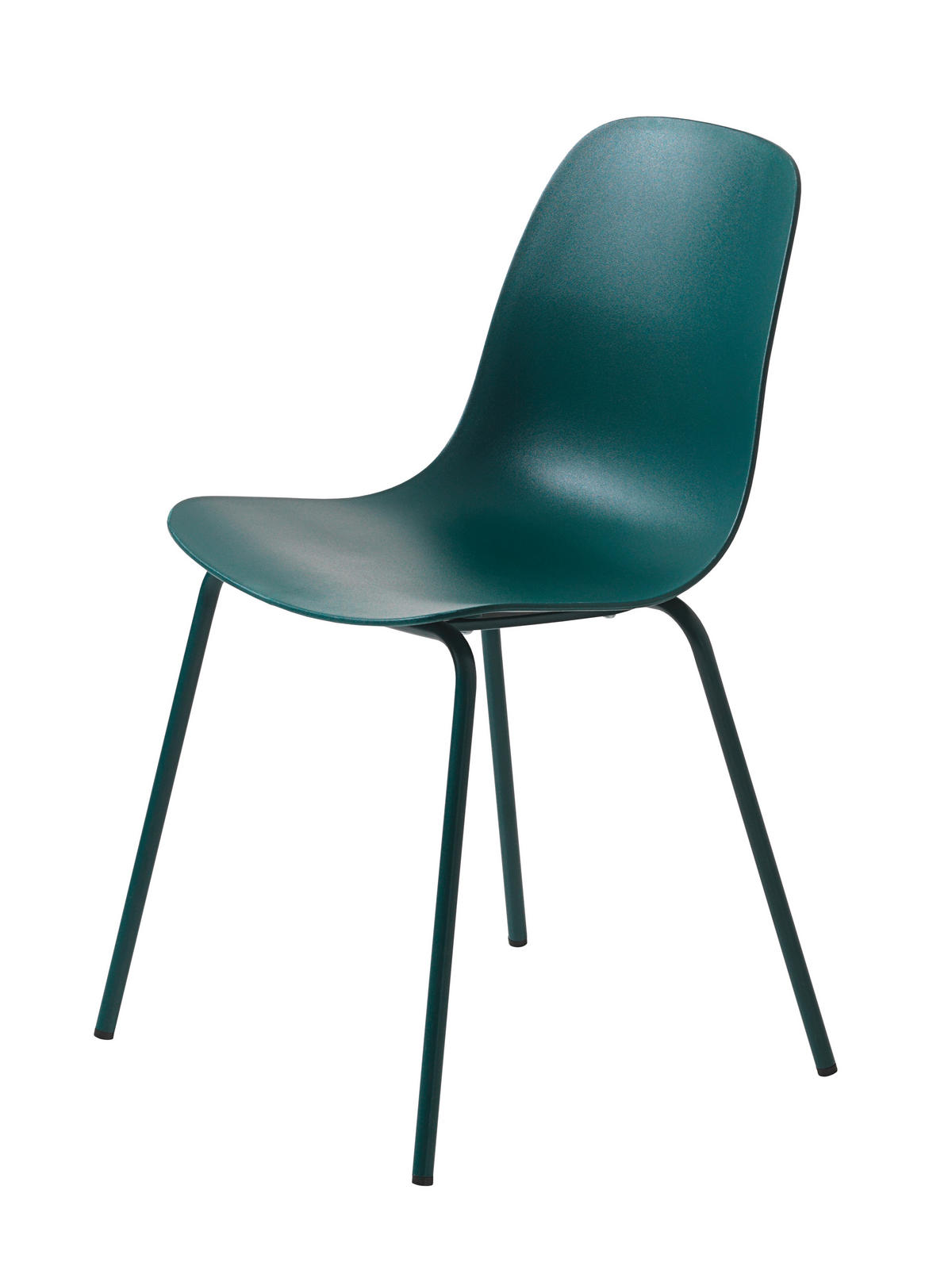 STUHL  in Kunststoff matt  - Petrol, Design, Kunststoff/Metall (50/84/50cm) - Boxxx