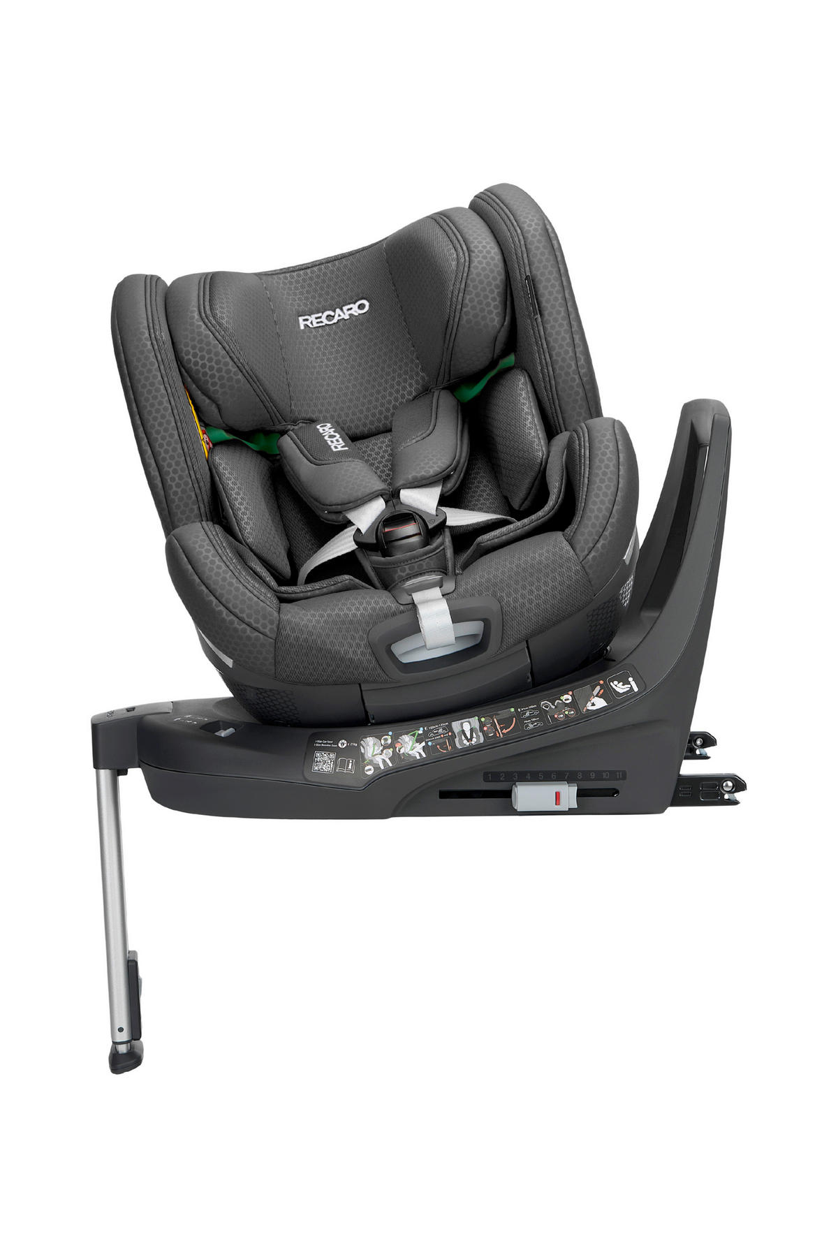 REBOARDER-KINDERSITZ Xenon 1 Kid  - Schwarz, Basics, Kunststoff/Textil (44/58-77/58,5cm)