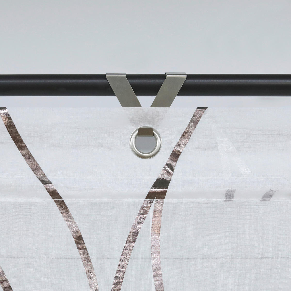 DEKOROLLO  transparent  100/130 cm    - Braun, Basics, Textil (100/130cm)