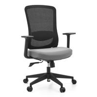 DREHSTUHL   - Schwarz/Grau, MODERN, Kunststoff/Textil (70/112/61cm) - MID.YOU