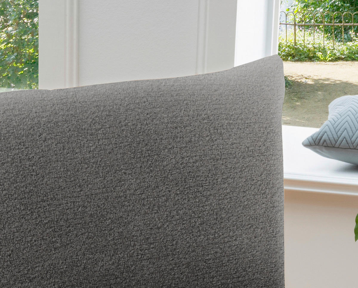 RELAXSESSEL in Textil Anthrazit  - Anthrazit/Schwarz, Design, Textil/Metall (100/78/96cm) - Livetastic