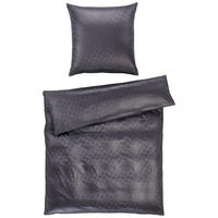 BETTWÄSCHE Jacquard 155/220 cm  - Anthrazit, Basics, Textil (155/220cm) - Joop!