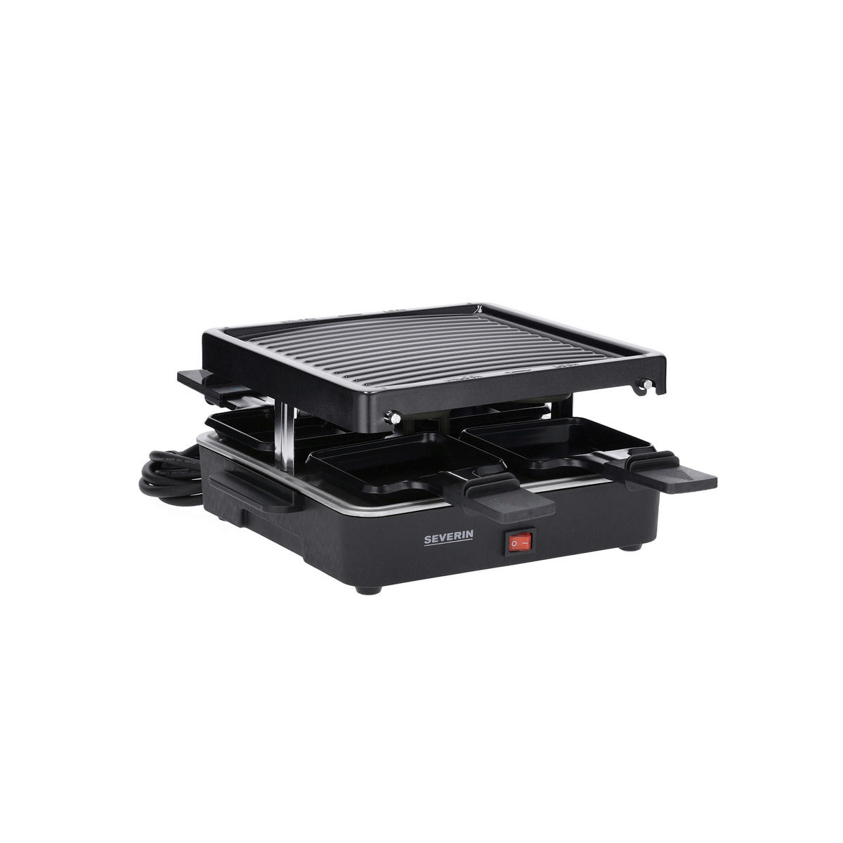 RACLETTE-GRILL  - Schwarz, Basics, Kunststoff (26/40/12,2cm) - Severin