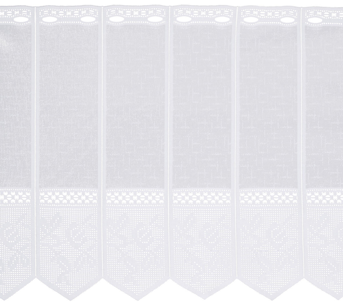 KURZGARDINE   - Weiß, Basics, Textil (60cm) - Esposa