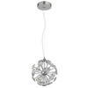 LED-HÄNGELEUCHTE VIRINA 28/150 cm   - Klar/Chromfarben, KONVENTIONELL, Glas/Metall (28/150cm) - Globo