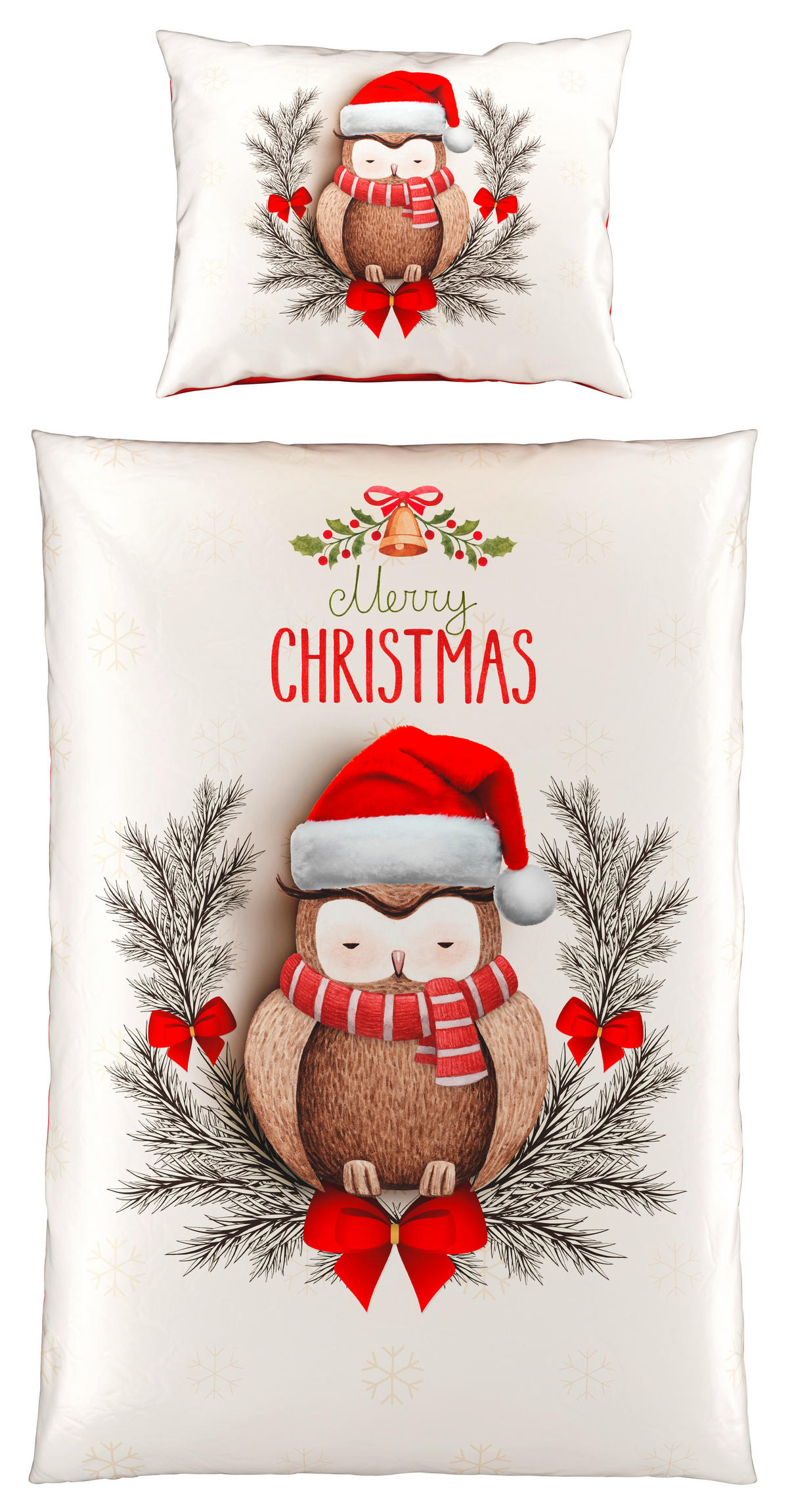 POSTELJINA SA DVA LICA Christmas Collection 140/200 cm saten  - Osnovno, tekstil (140/200cm) - X-Mas