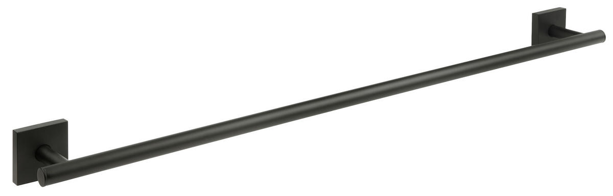 TYČ NA UTERÁKY - čierna, Basics, kov (64,8/4,5/6,7cm)