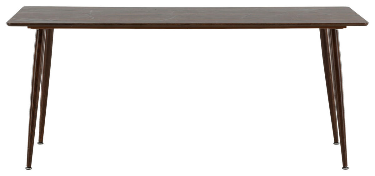 MATBORD i metall, trämaterial 180/90/75 cm   - brun, Design, metall/trämaterial (180/90/75cm) - Livetastic