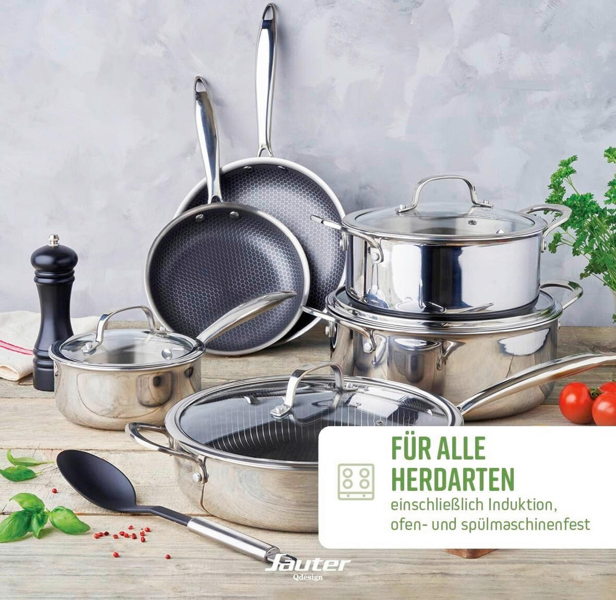 BRATPFANNE 28/7,5/48,6 cm  - Silberfarben, Basics, Metall (28/7,5/48,6cm)