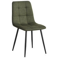 STOLICA  zelena, crna  metal, tekstil      - zelena/crna, Design, metal/tekstil (45/86.5/55cm) - Stylife