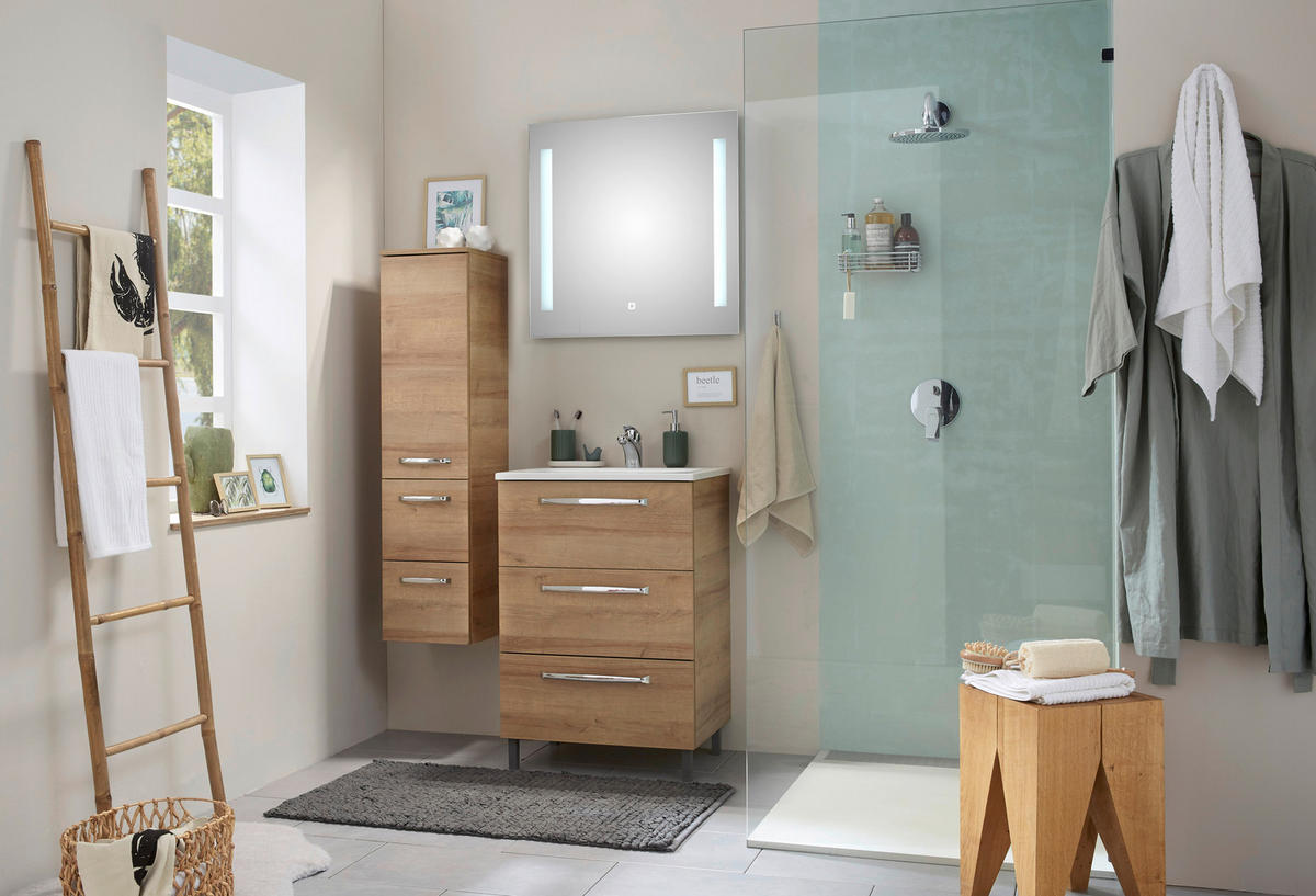 BADEZIMMERSPIEGEL 70/70/3 cm  - Basics, Glas (70/70/3cm) - Xora