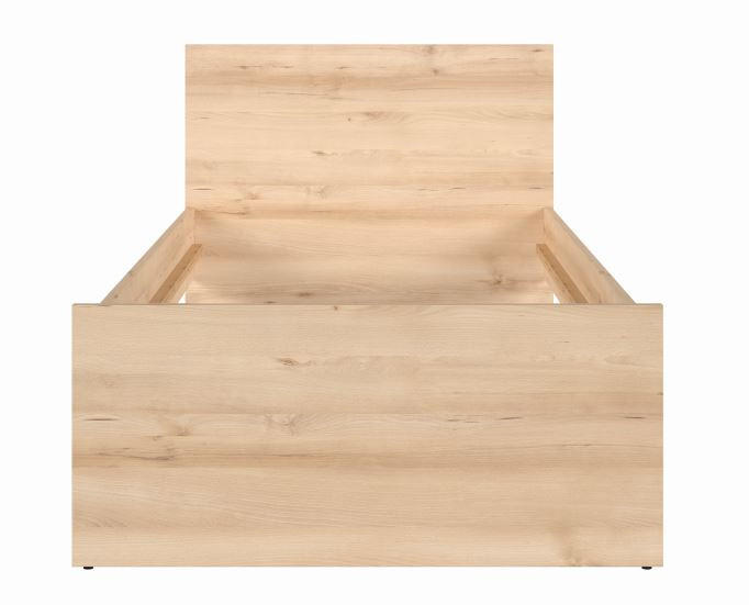 OKVIR KREVETA      - boja bukve, Dizajnerski, pločasti materijal (95/80,5/204,5cm) - Carryhome