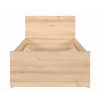 OKVIR KREVETA      - boja bukve, Dizajnerski, pločasti materijal (95/80,5/204,5cm) - Carryhome