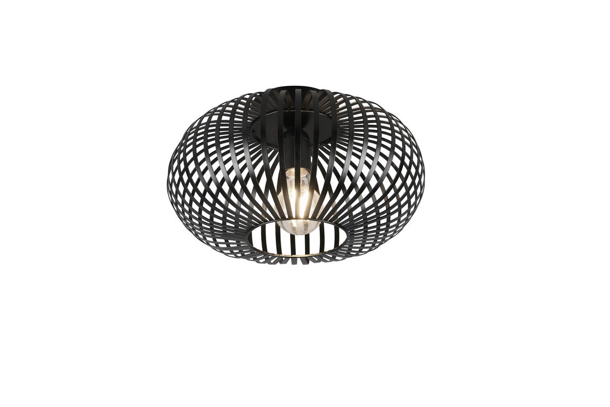 DECKENLEUCHTE  30/18 cm    - Schwarz, Design, Metall (30/18cm) - Trio Leuchten
