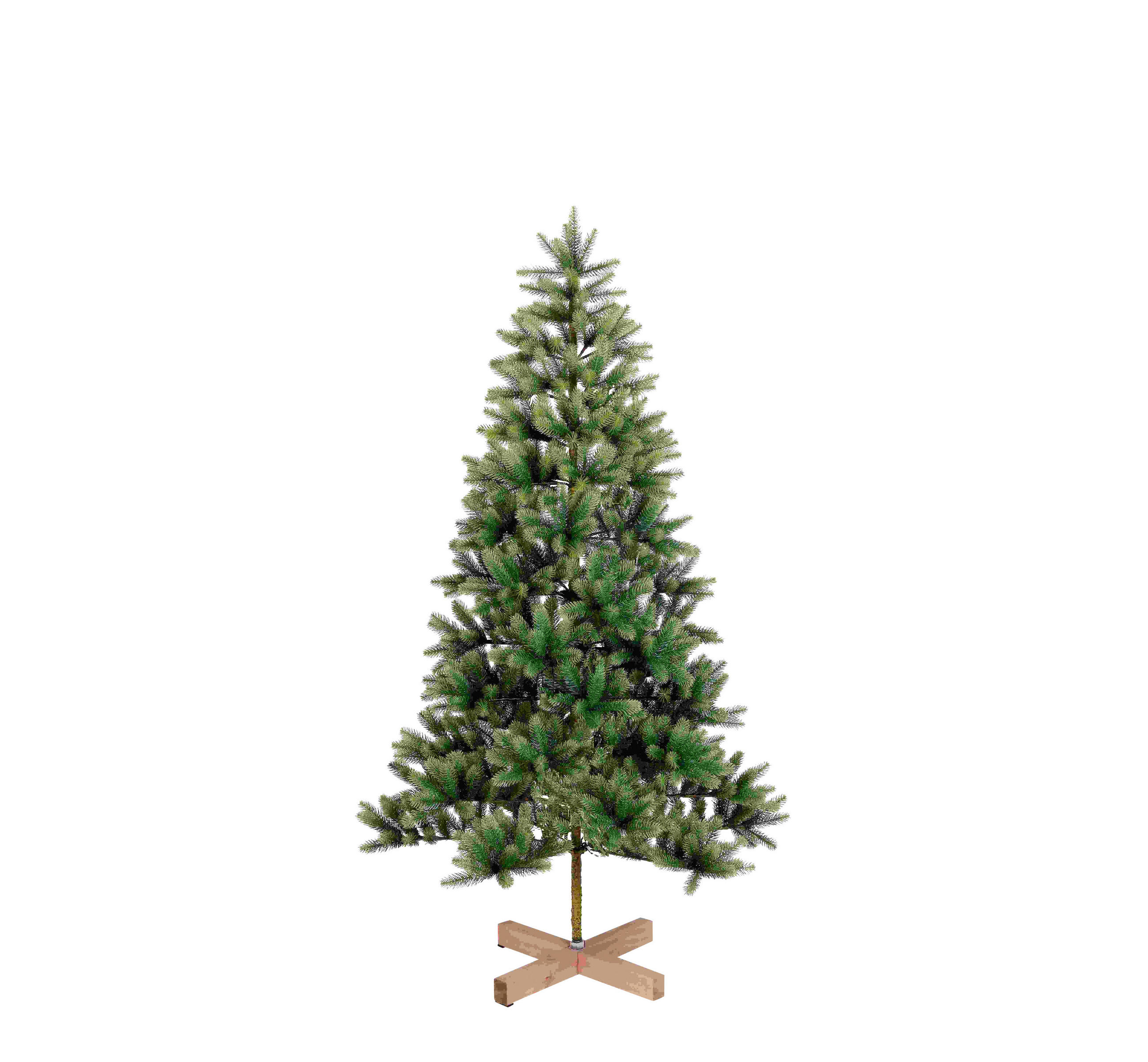 DEKOWEIHNACHTSBAUM  - Grün, Basics, Holzwerkstoff/Kunststoff (109/180cm)