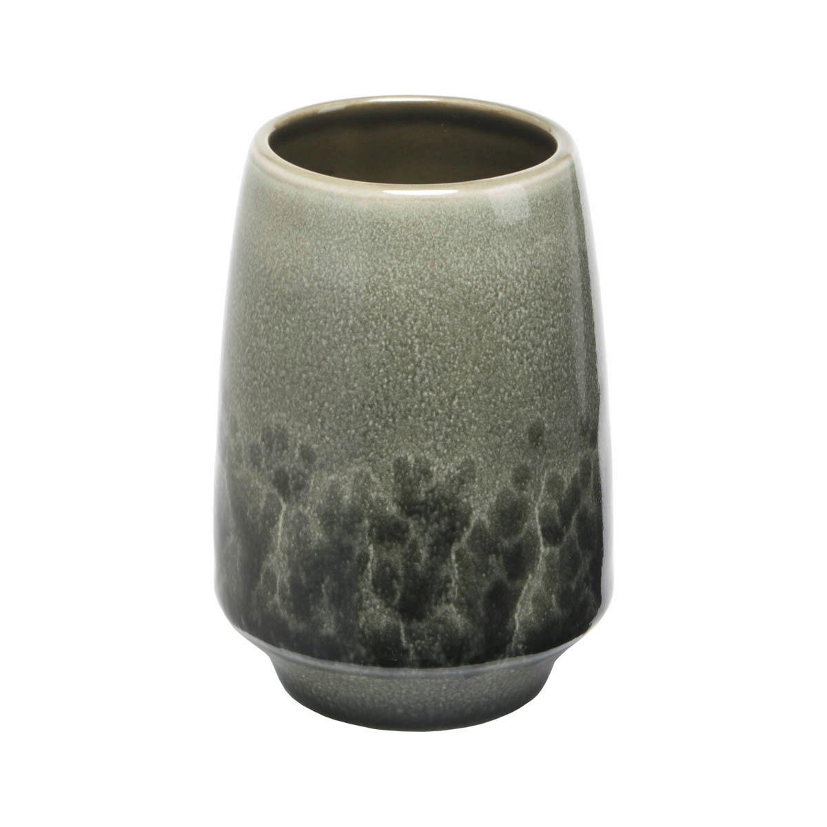 ZAHNBÜRSTENHALTER FIGO  - Grau, Basics, Keramik (8,5/11cm) - Aquanova