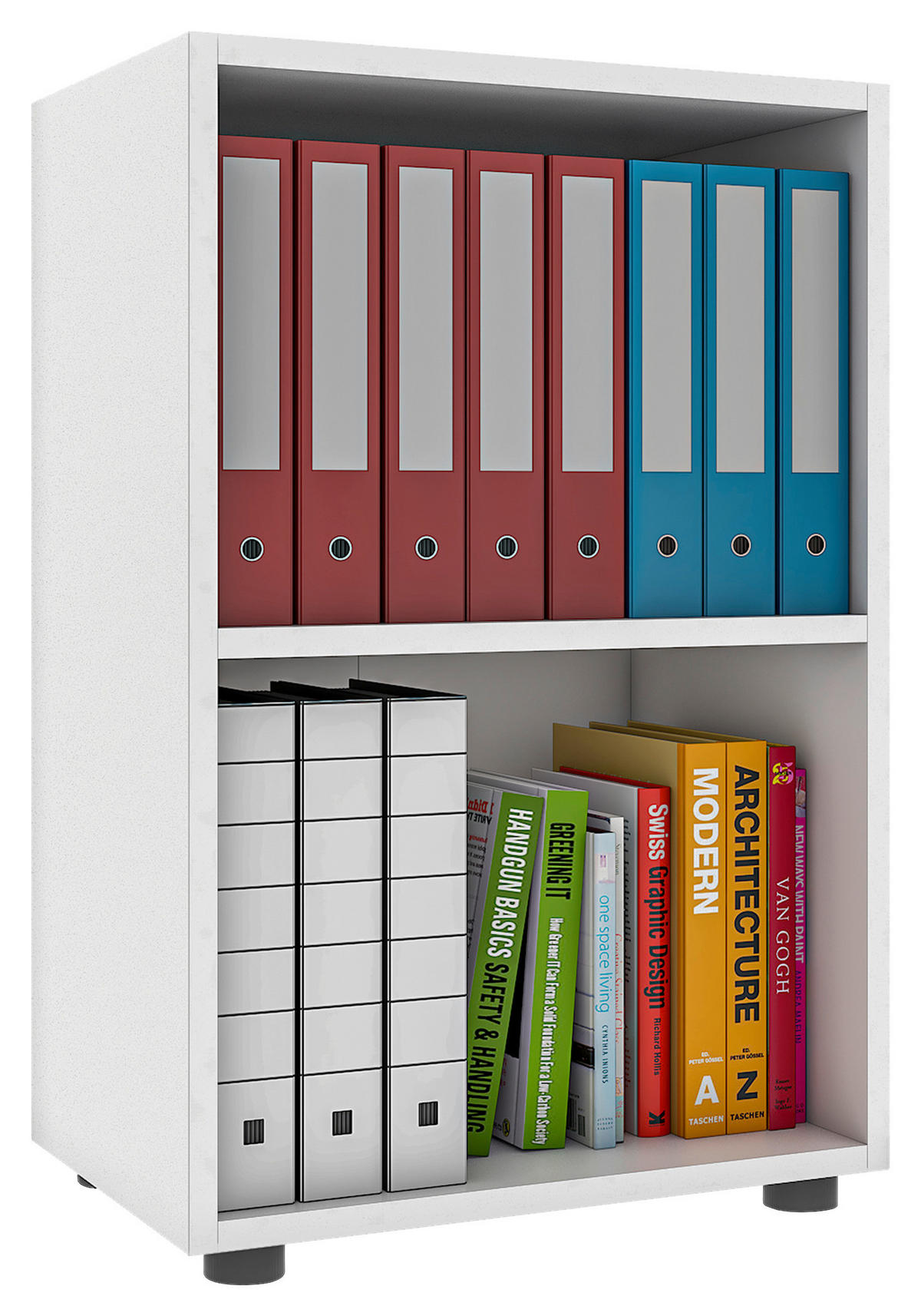 HYLLA i 49/74/32 cm vit  - vit/svart, Modern, trämaterial/plast (49/74/32cm) - MID.YOU