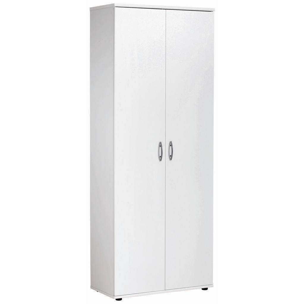 Carryhome SKRINKA NA TOPÁNKY, biela, 70/176/35 cm