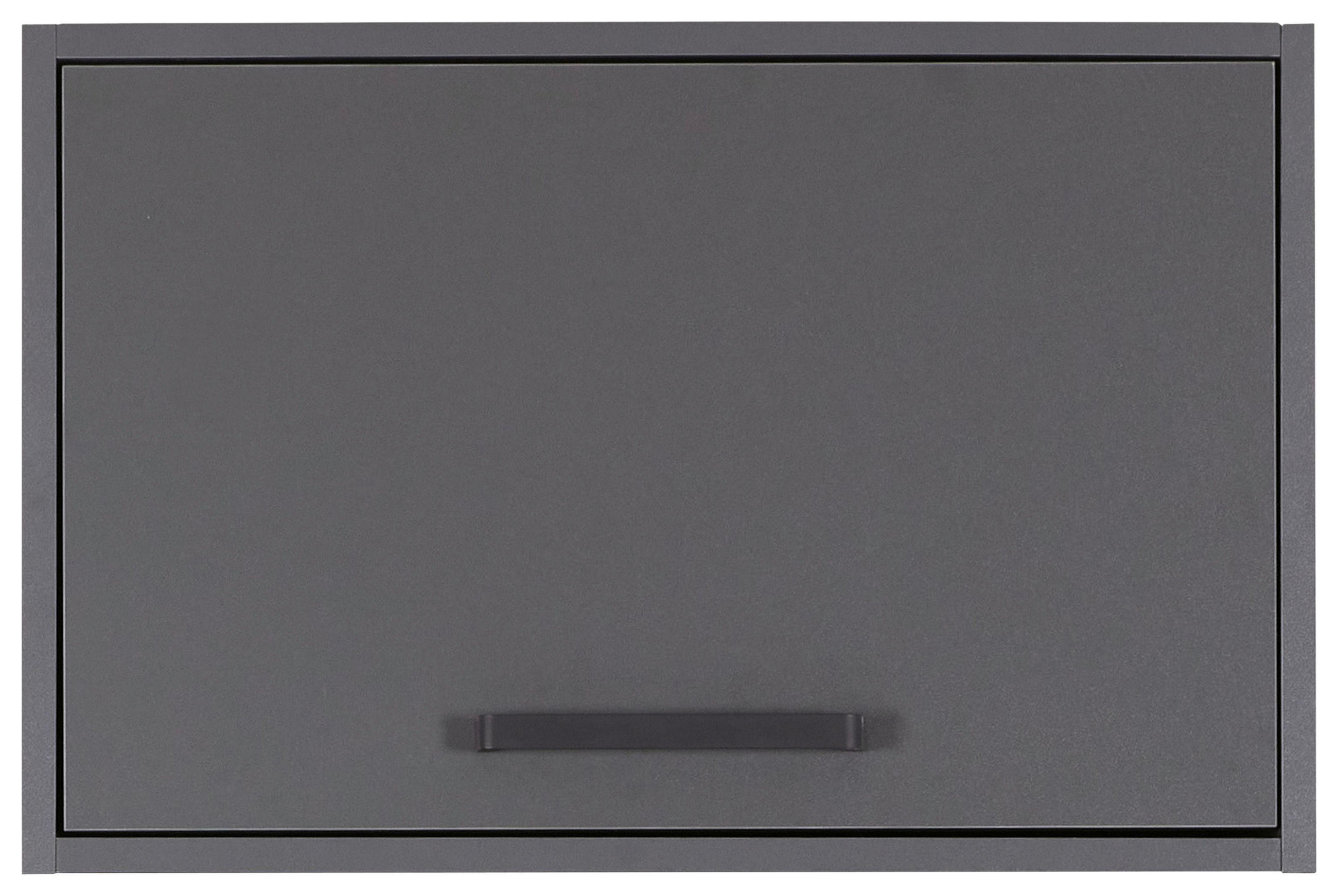 AUFSATZSCHRANK 67/44/68 cm  in  - Anthrazit/Schwarz, MODERN, Holzwerkstoff/Metall (67/44/68cm) - home24