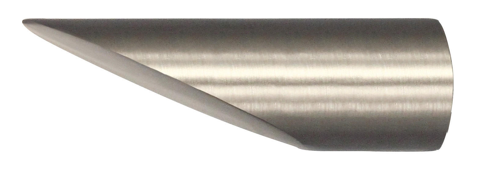 ENDSTÜCK  - Edelstahlfarben, Basics, Metall (1,6cm) - Homeware