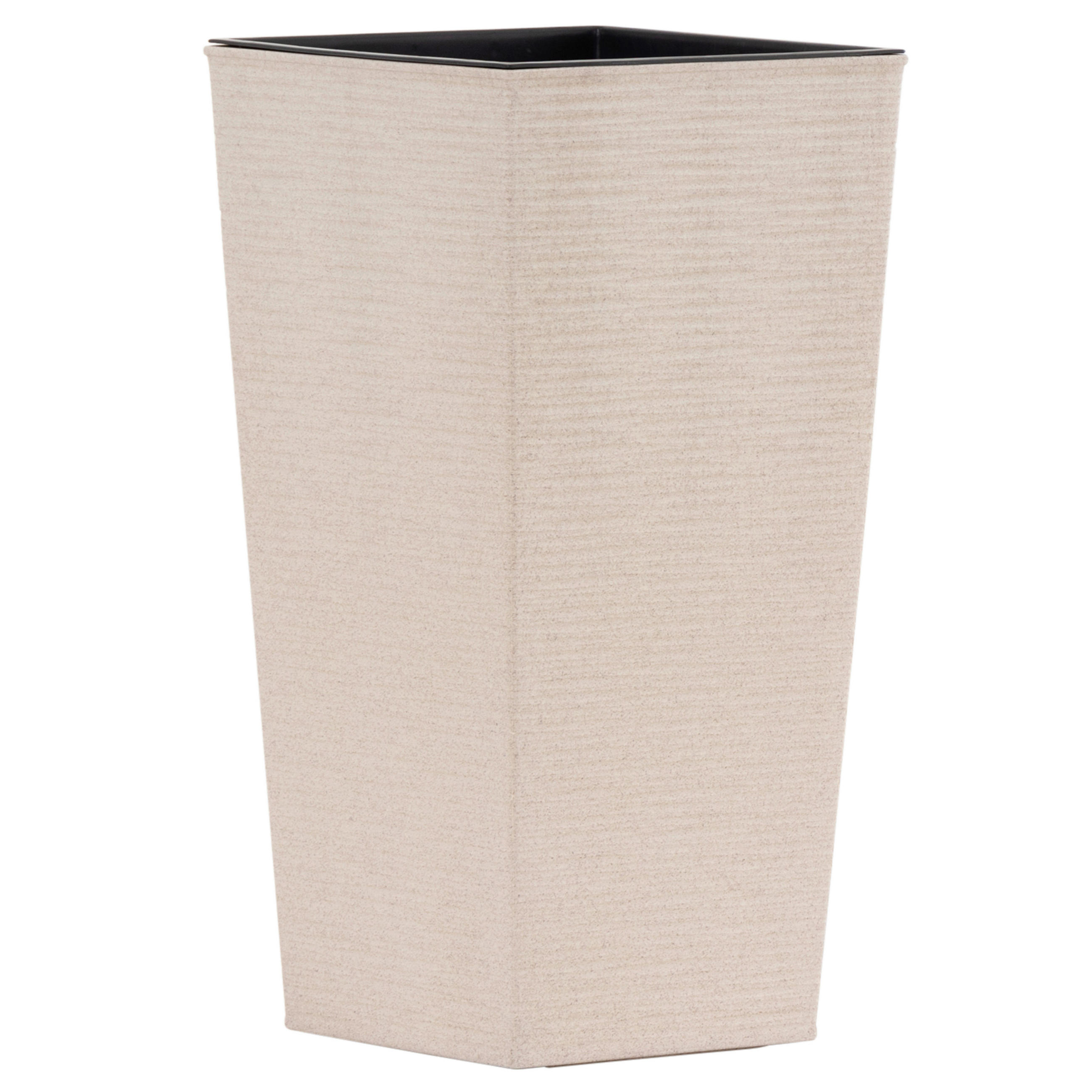 ÜBERTOPF-SET  - Creme, Basics, Kunststoff (30/57/30cm) - Siena Garden